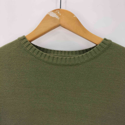 ヴォルコム VOLCOM 00S 星 スター ステッチ ローゲージ クルーネック コットン ニット セーター Y2K メンズ import:M