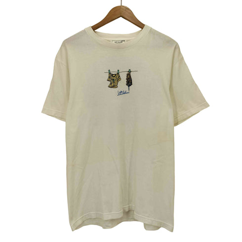 レフトアローン LEFT ALONE アートプリント クルーネック Tシャツ メンズ JPN:L