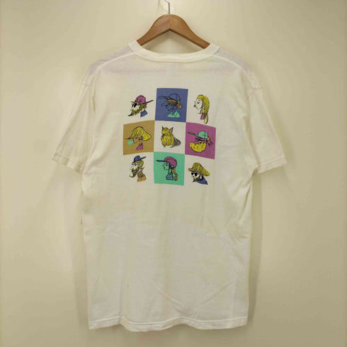 レフトアローン LEFT ALONE アートプリント クルーネック Tシャツ メンズ JPN:L