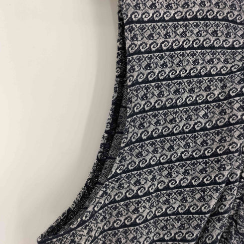 エンジニアードガーメンツ Engineered Garments USA製 総柄 ジップアップ フーディーベスト メンズ import:M