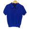 ザラ ZARA S/S レーヨンナイロン スリム ポロニット レディース import:M