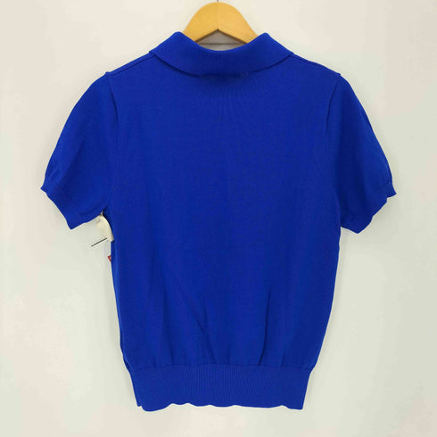 ザラ ZARA S/S レーヨンナイロン スリム ポロニット レディース import:M