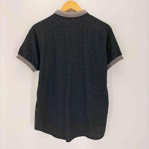 フレッドペリー FRED PERRY ロゴ刺繍 S/S ネップ ポロシャツ メンズ import:L