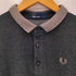フレッドペリー FRED PERRY ロゴ刺繍 S/S ネップ ポロシャツ メンズ import:L