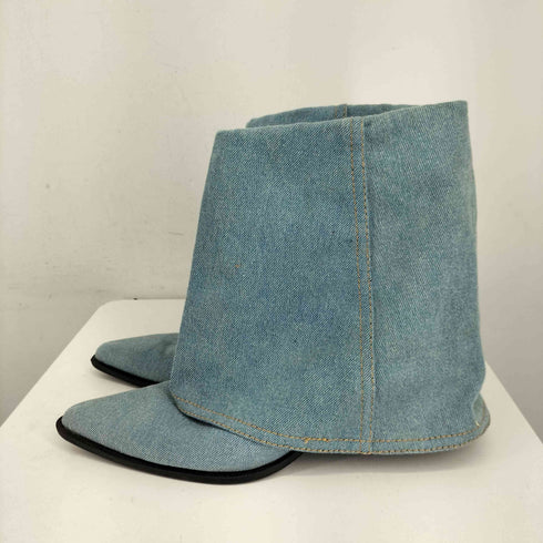 ザラ ZARA カバーデニムブーツ レディース 40