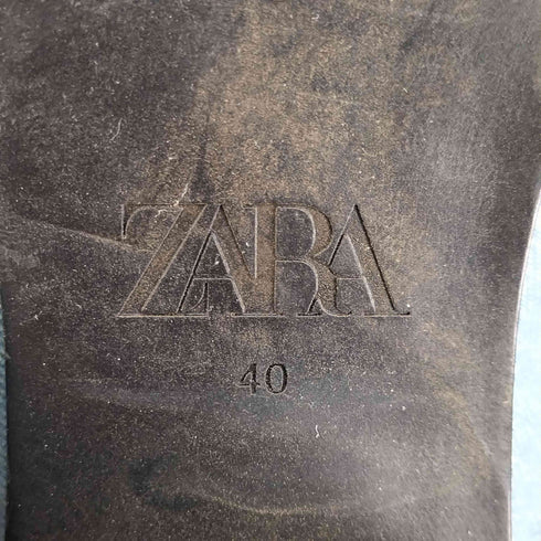 ザラ ZARA カバーデニムブーツ レディース 40