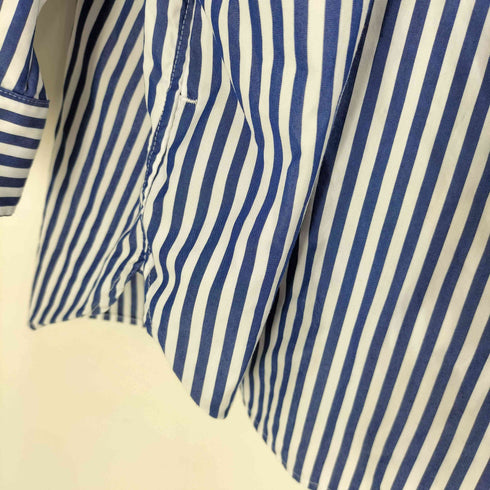 フレッシュサービス Fresh Service CORPORATE BLUE STRIPE REGULAR COLLAR SHIRT メンズ FREE