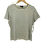 バナナリパブリック BANANA REPUBLIC 90s USA製 ナイロンストレッチ ボーダー S/S Tシャツ レディース import:L
