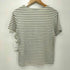 バナナリパブリック BANANA REPUBLIC 90s USA製 ナイロンストレッチ ボーダー S/S Tシャツ レディース import:L