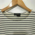 バナナリパブリック BANANA REPUBLIC 90s USA製 ナイロンストレッチ ボーダー S/S Tシャツ レディース import:L