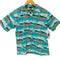 ギャップ Gap 00S 01SS OLD サメ 総柄 S/S 開襟 オープンカラー コットン アロハ シャツ メンズ import:L