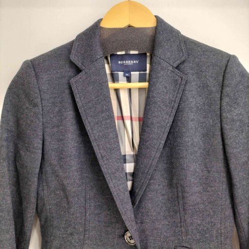 バーバリーロンドン BURBERRY LONDON 裏地ノバチェック ウールテーラードジャケット レディース JPN:38