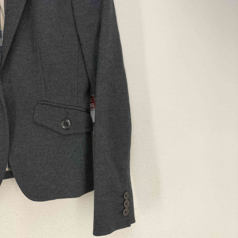 バーバリーロンドン BURBERRY LONDON 裏地ノバチェック ウールテーラードジャケット レディース JPN:38