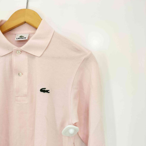 ラコステ LACOSTE ワンポイント ロゴ刺繍 鹿の子 長袖ポロシャツ メンズ JPN:2