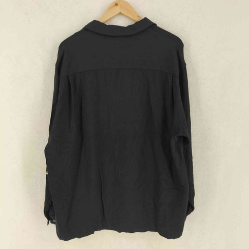 FRONT11201 レーヨン開襟ボックスシャツ メンズ JPN:XL