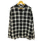 FRONT11201 オンブレチェック レーヨン開襟ボックスシャツ メンズ JPN:XL