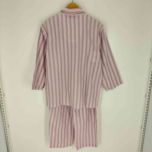 バーバリーロンドン BURBERRY LONDON ロゴ刺繍 マルチストライプ L/S シャツ セットアップ レディース M