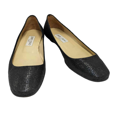 ジミーチュウ JIMMY CHOO イタリア製 スパンコール パンプス レディース EUR:37