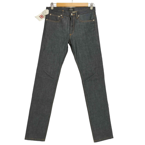 アーペーセー A.P.C. PETIT STANDARD JEAN DROIT ETROIT ボタンフライ 赤耳 セルビッジデニム メンズ 28