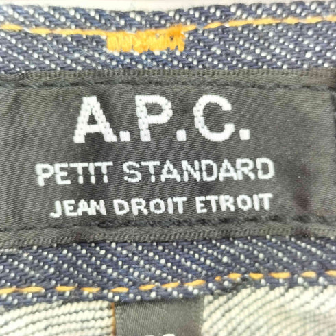 アーペーセー A.P.C. PETIT STANDARD JEAN DROIT ETROIT ボタンフライ 赤耳 セルビッジデニム メンズ 28