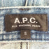 アーペーセー A.P.C. ペインター ストレート デニムパンツ メンズ JPN:S