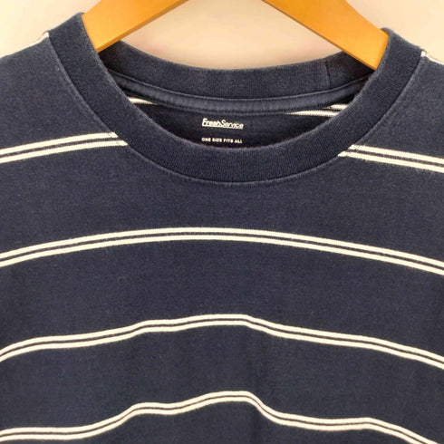 フレッシュサービス Fresh Service MULTI BORDER L/S TEE メンズ ONE SIZE