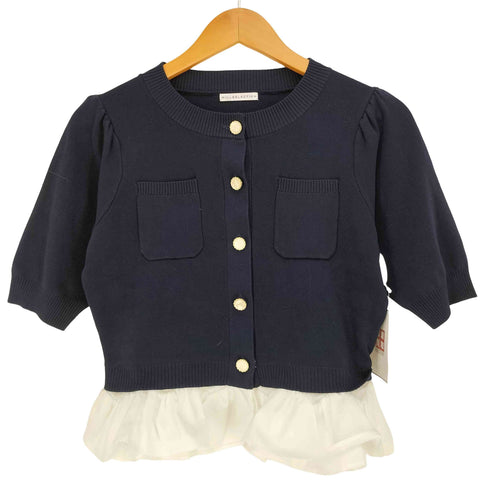 ウィルセレクション WILLSELECTION 26SS フリルヘムドッキングカーディガン レディース FREE