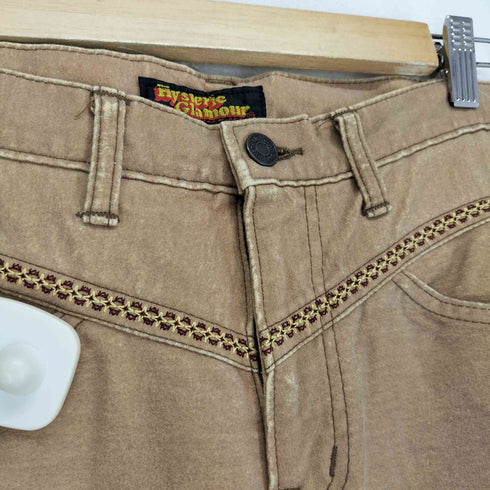 ヒステリックグラマー HYSTERIC GLAMOUR レース切替 フレアパンツ Y2K レディース