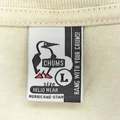 チャムス CHUMS ロゴカットソー メンズ JPN:L