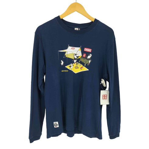 チャムス CHUMS ロゴカットソー メンズ JPN:L