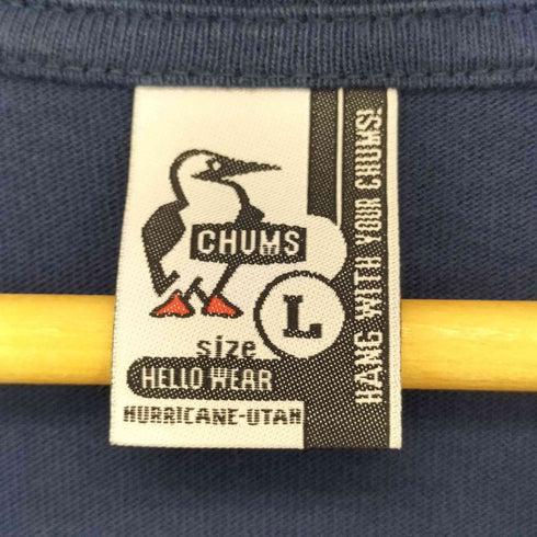 チャムス CHUMS ロゴカットソー メンズ JPN:L