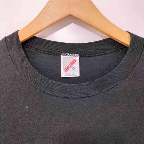 ジャージーズ JERZEES 90s USA製 袖シングル SANTA FE オオカミ Tシャツ メンズ import:XL