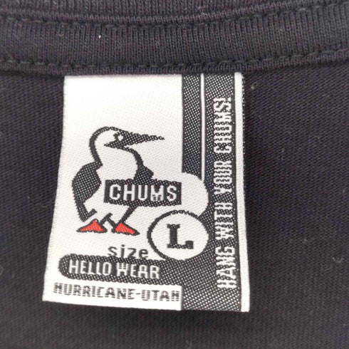 チャムス CHUMS ロゴTシャツ メンズ JPN:L
