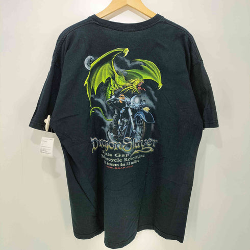 ギルダン GILDAN 00s DEAL'S GAP ドラゴン バイカー Tシャツ メンズ import:XL