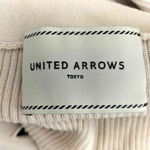 ユナイテッドアローズ UNITED ARROWS シルク リブ Vネック カーディガン レディース JPN:38