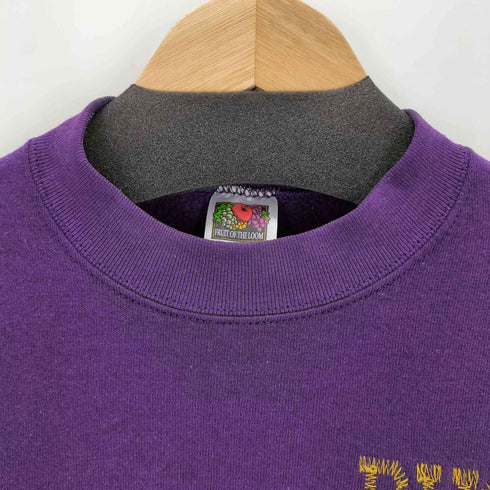 フルーツオブザルーム FRUIT OF THE LOOM 90S Bervidere Bucs 刺繍ロゴスウェット メンズ import:L
