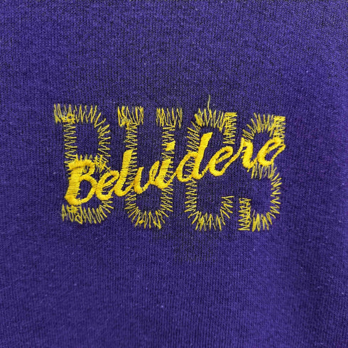 フルーツオブザルーム FRUIT OF THE LOOM 90S Bervidere Bucs 刺繍ロゴスウェット メンズ import:L