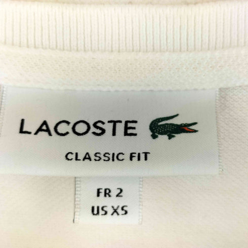 ラコステ LACOSTE 鹿の子 ヘンリーネック 半袖カットソー メンズ XS