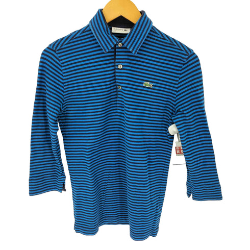 ラコステ LACOSTE ボーダー 長袖 ポロシャツ レディース JPN:2