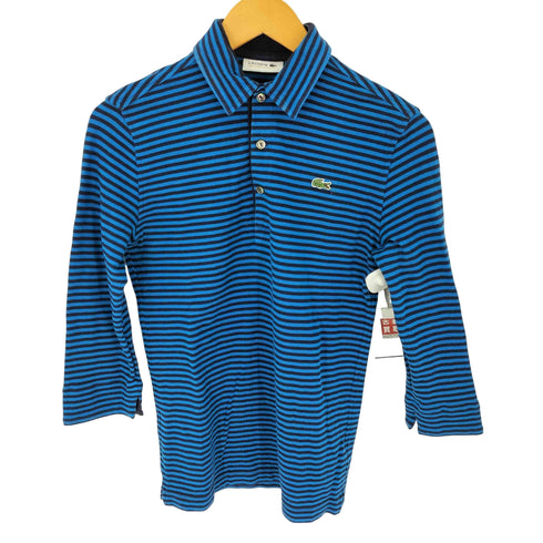 ラコステ LACOSTE ボーダー 長袖 ポロシャツ レディース JPN:2