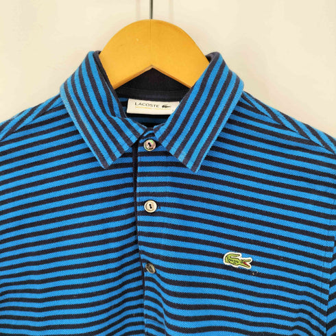 ラコステ LACOSTE ボーダー 長袖 ポロシャツ レディース JPN:2