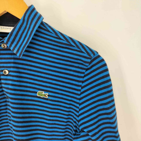 ラコステ LACOSTE ボーダー 長袖 ポロシャツ レディース JPN:2