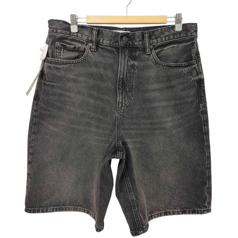 ギャップ Gap BAGGY SHORT ブラック デニム バギーショーツ メンズ 32