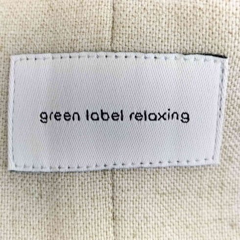 グリーンレーベルリラクシング GREEN LABEL RELAXING スラブオックス ベスト マシンウォッシャブル 防シワ レディース