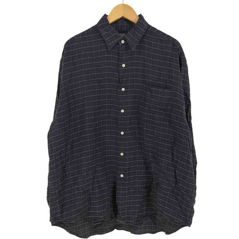 ポロバイラルフローレン Polo by RALPH LAUREN 90s MARLOWE レーヨンチェックシャツ メンズ L