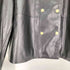 ザラ ZARA フェイクレザー ノーカラージャケット 金ボタン レディース JPN:M