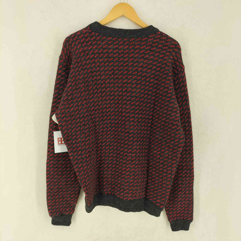 エルエルビーン L.L.Bean 90s ノルウェー製 バーズアイ柄 ニット メンズ L