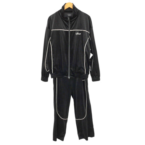 ブレス BREATH 25ss SCRIPT LOGO PIPING VELOUR JACKET SCRIPT LOGO PIPING VELOUR TRACK PANTS セットアップ メンズ JPN:M