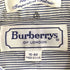 バーバリーズ BURBERRYS 90s USA製 白タグ コットン ストライプ シャツ メンズ 15-32