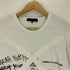 コムデギャルソン COMME des GARCONS Message print T-shirt メッセージプリントTシャツ レディース JPN:S